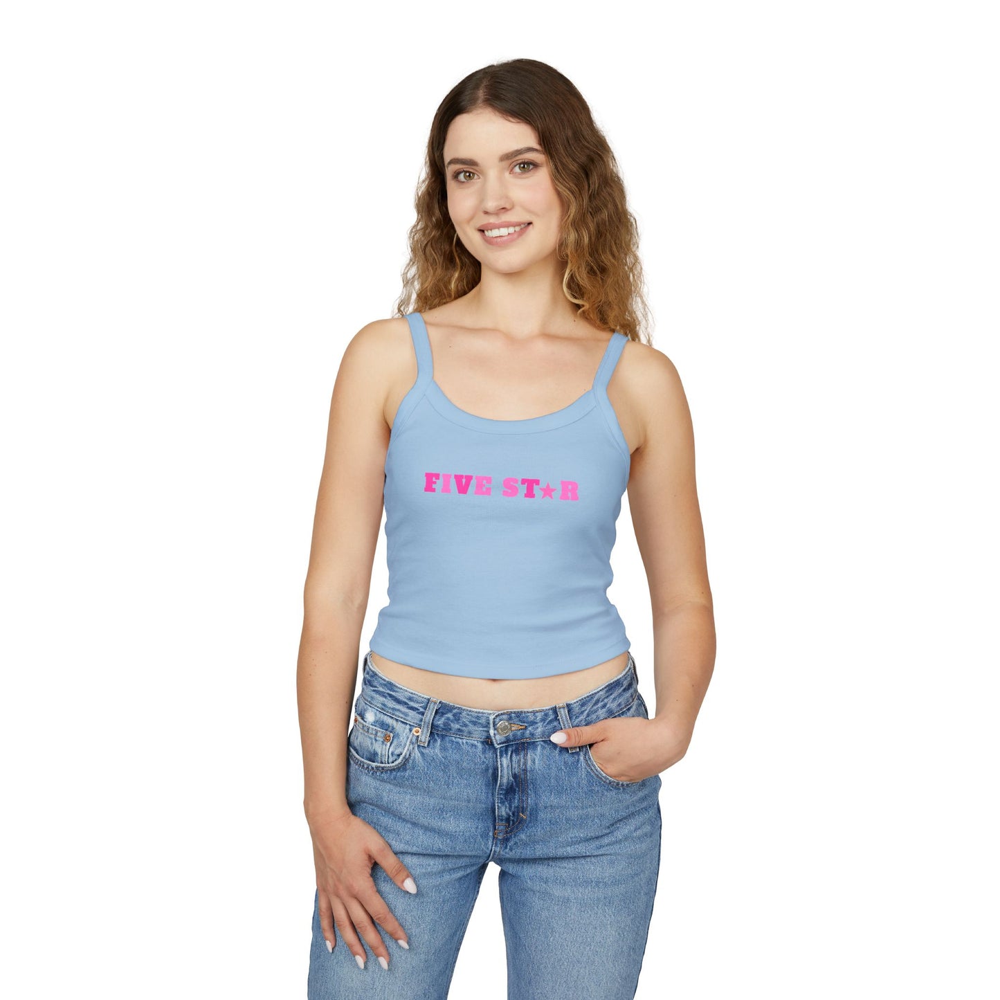 FIVE STAR Spaghetti Strap Tank Top