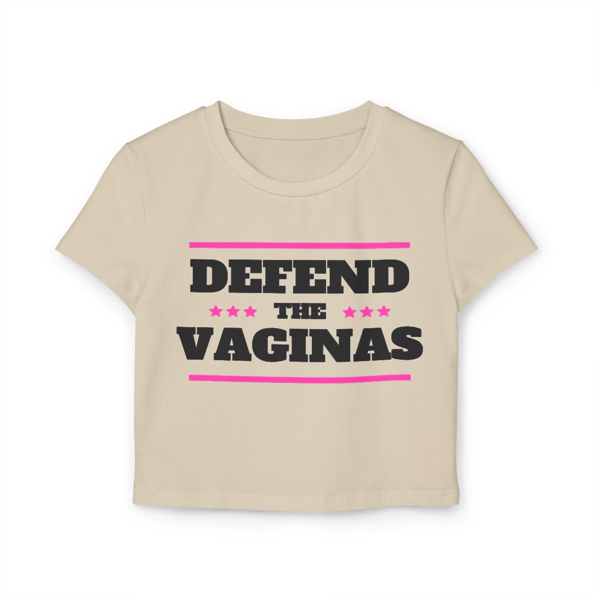 "Defend the Vaginas" Baby Crop Top