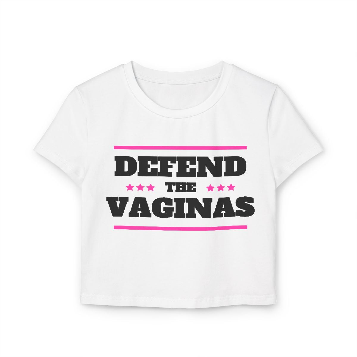 "Defend the Vaginas" Baby Crop Top